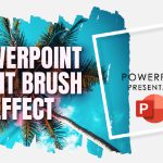 PowerPoint Cover Slide Design Tutorial: Brush Stroke Effect