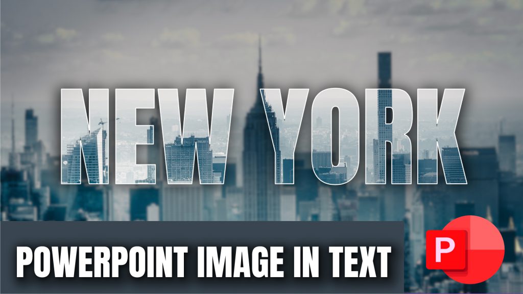 Create a PowerPoint Title Slide in 5 Minutes: Text in Image Effect and PowerPoint Animations